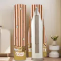 Vertical round air conditioner cover dustproof cartoon dog pattern 190cm tall home use - Diameter 38 * Height 175cm / Warm Companion B - Thickened Elastic Fabric