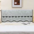 Fundas De Cabecera Chenille A Prueba De Polvo Suave Variante Estilo Diseno Unico - Para Cabecera de 1.2m (120x90cm) / Verde claro