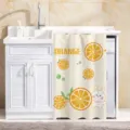 Washing machine cover cute orange rabbit waterproof dustproof balcony sunshade curtain fabric - Lemon Bunny - Waterproof Upgrade