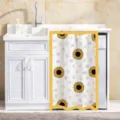 Washing machine dust cover sunflower print waterproof balcony shading curtain sun protection - Sunflower Exhibition - Upgraded Waterproof