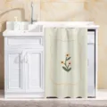 Washing machine dust cover waterproof sunscreen curtain balcony stylish floral pattern - Sea of Stars and Flowers - Upgraded Waterproof