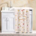 Washing machine cover dustproof waterproof balcony curtain floral pattern beautiful text - Hyuna Flowers - Upgraded Waterproof