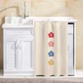 Washing machine dust cover cute floral waterproof sun protection curtain for balcony home use - A String of Flowers - Upgraded Waterproof
