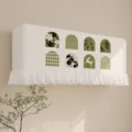 Copertura antipolvere per condizionatore a parete in tessuto decorativo per casa - 102*30*20 cm / Senjian Baihui