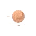 Hölzerner Hand-Massageball massiver Buchenholz Finger-Training Fitness-Griffkugel Durchmesser 4.8cm - Rund