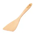 Beech wood spatula for non-stick pan, wooden cooking shovel, durable kitchen utensil. - Thickened Beechwood Angled Spatula (34*8.5cm)