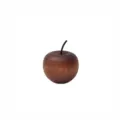 Wooden apple essential oil diffuser, natural wood aroma ornament for car bedroom wardrobe. - Apple / Sapele Wood Color