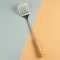 Stainless steel slotted spatula with beechwood handle, durable long handle kitchen cooking tool - Frying Spatula