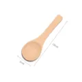 Unpainted wooden spoon, small honey spoon and lotus wood condiment spoon for kitchen use. - Lotus Wood Small Spoon (10x3 cm)