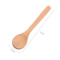 Unpainted wooden spoon for kitchen, 15cm small lotus wood honey and dessert spoon. - Small Lotus Wood Spoon 15*3.5cm
