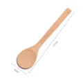 Unlacquered wooden spoon, small lotus wood spoon for honey, dessert, and jam, length 17cm. - Lotus Wood Small Spoon 17*4cm