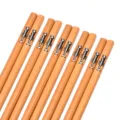 Bamboe eetstokjes set met schattige visprint, 5 paar verpakking voor thuisgebruik keuken. - 24cm / Model 09 | 5 paar