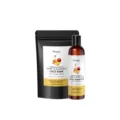 Hoegoa Set Shampoing et Bain Vinaigre de Cidre pour Locs Nettoyage Profond sans Residus. - Shampoing 100ml + Poudre 100g
