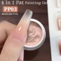 4-in-1 Pat Painting Gel Nail Polish in Nude Pink Shade PP03, 8ml jar - PP03