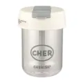 Clear plastic portable water cup with straw and lid, mini travel mug for outdoor sports. - White