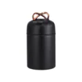 Stainless steel insulated food jar with rose gold handle, portable thermal lunch container thermos. - 500ml / Black Insulated Food Jar