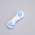 Kinderveiligheidsslot voor kasten en lades, wit en blauw kunststof anti-knel slot. - Blauw