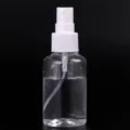Clear plastic spray bottle 50ml portable refillable empty cosmetic perfume atomizer container - 50ML