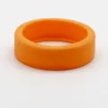 Orange silicone luggage wheel protector cover for suitcase universal accessory variant part - Fit 5-6.5CM / Orange