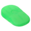 Portable travel paper soap sheets in a compact green plastic case for outdoor hand washing. - Green
