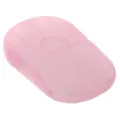 Portable travel soap paper case in pink translucent plastic, compact design for outdoor washing. - Pink