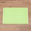 Silicone ice cube tray with 96 diamond grids for making homemade ice blocks easily. - 96 Grids / Green
