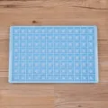 96-grid diamond ice cube tray mold, light blue plastic kitchen tool for homemade ice maker. - 96 Grids / Blue