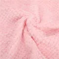 Pink coral fleece cleaning cloth main view showing soft texture and absorbent fabric material. - 25*25cm / Flesh Pink