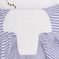 Almohadillas antitranspirantes desechables para sombreros y cuellos, forros blancos absorbentes. - Parche de Cuello 25cm / 1 Pieza / Color Piel