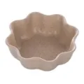 Wheat straw dipping dish, Japanese style flower-shaped seasoning bowl for hot pot and barbecue. - Plum Blossom Beige