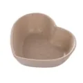 Herzförmige Weizenstroh-Saucenschale, ideal für Dips, Sushi und den täglichen Gebrauch. - Herzform / Beige