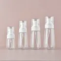 Transparent plastic spray bottles set, empty cosmetic fine mist atomizers for travel. - 60ML / Clear