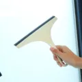 Household glass window squeegee scraper tool with comfortable handle for easy cleaning. - Nordic Green