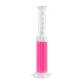 Toilet bowl cleaning gel stamp applicator fresh fragrance deodorizing cleaner tool white pink - Rose