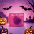 Halloween luminous ice cube squishy toy, slow rebound cute stress relief decompression toy. - Bat / 5.5cm (OPP Bag Packaging) / Purple Bat