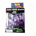 Juguete antiestrés de pulpo squishy de rebote lento novedad sensorial divertida para niños. - Envase tipo caja / Squishy de medusa luminosa [Morado] en caja