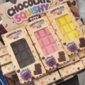 Chocolate squishy toy slow rebound stress relief chocolate bar gift set detail view - 15cm Black Large Bar Boxed (PU Slow Rebound) 45g