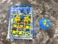 Buntes 3D-gedrucktes Puzzle-Dekompressionsball rotierendes Fidget-Spielzeug für Entspannung - DIY Blau