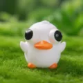 White duck pop-out eye squeeze toy cute stress relief toy desktop decoration variant - Pop-out Eyes White Duck