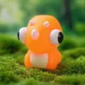 Cute orange pop out eyes dinosaur squeeze toy cute stress relief desktop decoration - Pop-out Eyes Triceratops