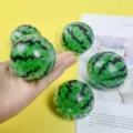 Mesh squeeze ball stress relief sensory toy for adults and kids decompression fun play. - 6cm