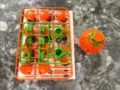 3D gedruckter Dekompressions-Puzzleball DIY montiert sensorisches Fidget-Spielzeug - DIY Orange