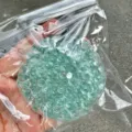 Green pomegranate squishy toy, stress relief handcraft ball for creative fidget fun. - 6cm Translucent Blue Glaze Squishy Ball
