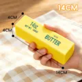Yellow butter squishy stress relief toy slow rebound decompression novelty gift 14cm long - 14cm Butter Stick