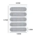 Window screen repair patch adhesive mesh tape for fixing holes and broken screens easily. - Set of 5