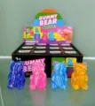 Niedlicher Gummibärchen Antistress Squishy, weiches TPR Spielzeug zum Entspannen und Drücken. - Marmoriertes Bär
