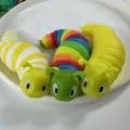 Articulated fidget slug toy sensory stress relief rainbow caterpillar desktop toy - Ant Caterpillar (14.5cm) / Rainbow