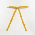 Yellow velvet bow pendant for Christmas tree decoration, festive hanging ornament accessories. - 12 Pieces Pack (22x15cm) / Golden Yellow
