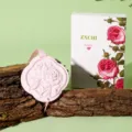 Rose aroma stone car hanging ornament, pink plaster floral air freshener for home decor. - Pink Rose Scent