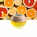 Solid air freshener home room deodorant long lasting fragrance natural citrus scent 1pc - Yellow / Lemon
